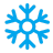 Snowflake Flat icon