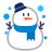 Snowman-Flat icon