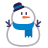 Snowman-Without-Snow-Flat icon