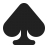 Spade-Suit-Flat icon