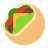Stuffed-Flatbread-Flat icon