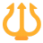 Trident-Emblem-Flat icon