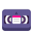 Videocassette-Flat icon