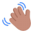 Waving-Hand-Flat-Medium icon