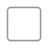 White Medium Square Flat icon