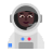 Woman-Astronaut-Flat-Dark icon