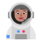 Woman-Astronaut-Flat-Medium icon