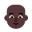 Woman-Bald-Flat-Dark icon