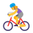 Woman Biking Flat Default icon