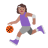 Woman-Bouncing-Ball-Flat-Medium icon