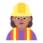 Woman Construction Worker Flat Medium icon