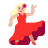 Woman-Dancing-Flat-Medium-Light icon