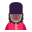 Woman-Guard-Flat-Medium-Dark icon
