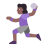 Woman-Playing-Handball-Flat-Medium-Dark icon