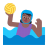 Woman-Playing-Water-Polo-Flat-Medium-Dark icon