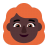 Woman-Red-Hair-Flat-Dark icon