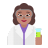 Woman Scientist Flat Medium icon