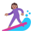 Woman-Surfing-Flat-Medium icon