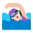 Woman-Swimming-Flat-Light icon