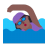 Woman-Swimming-Flat-Medium-Dark icon
