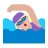 Woman-Swimming-Flat-Medium-Light icon
