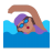 Woman-Swimming-Flat-Medium icon