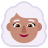 Woman-White-Hair-Flat-Medium icon