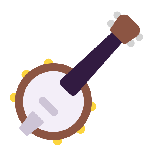 Banjo Flat icon