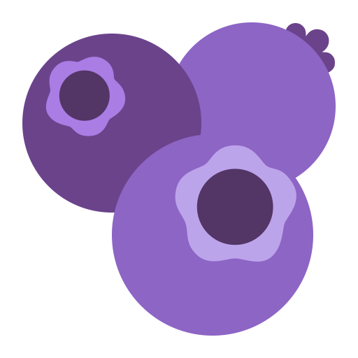 Blueberries-Flat icon