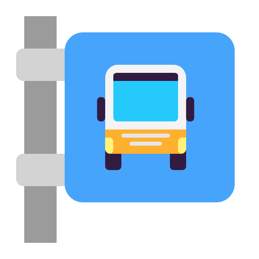 Bus-Stop-Flat icon