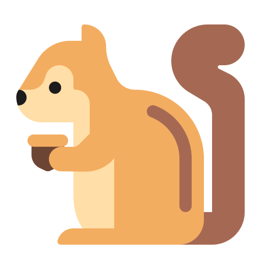 Chipmunk Flat icon