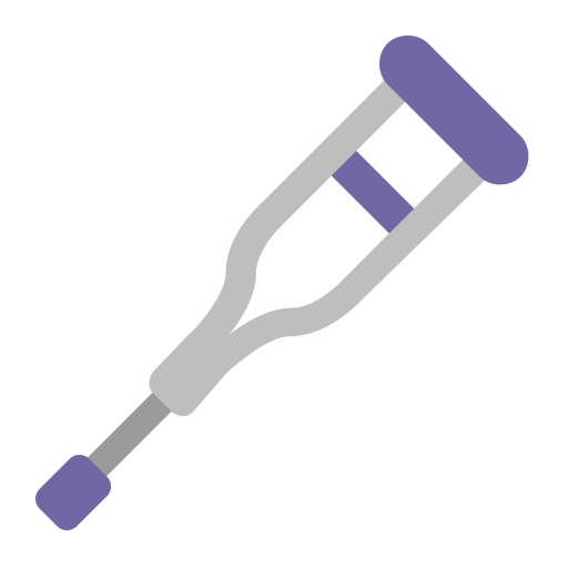 Crutch-Flat icon