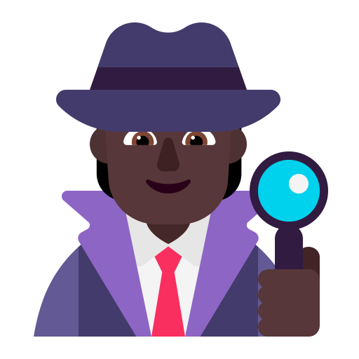 Detective-Flat-Dark icon