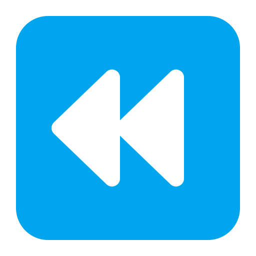 Fast-Reverse-Button-Flat icon