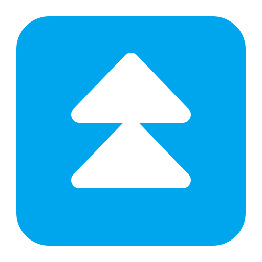 Fast-Up-Button-Flat icon