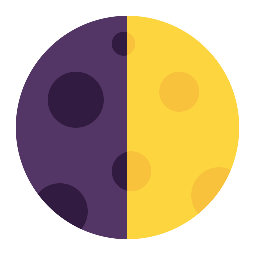 First-Quarter-Moon-Flat icon
