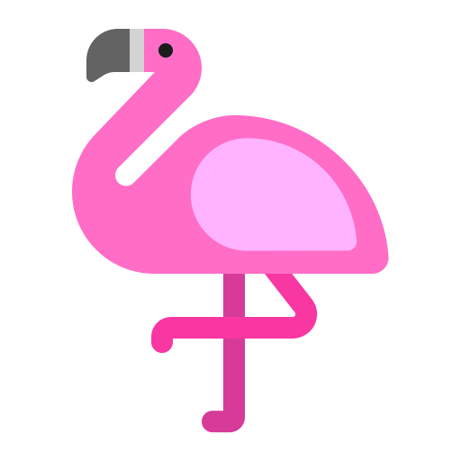 Flamingo-Flat icon