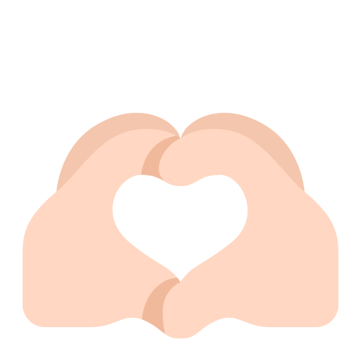 Heart-Hands-Flat-Light icon