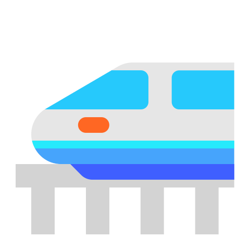 High-Speed-Train-Flat icon
