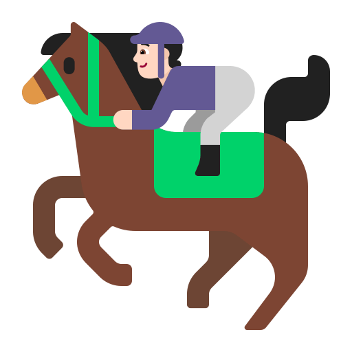 Horse Racing Flat Light icon