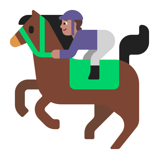 Horse Racing Flat Medium icon
