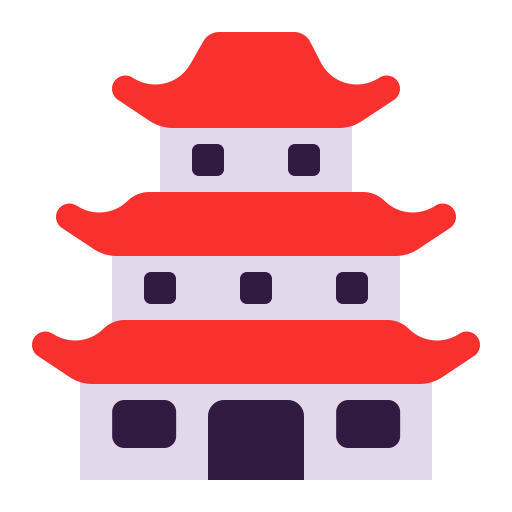 Japanese-Castle-Flat icon