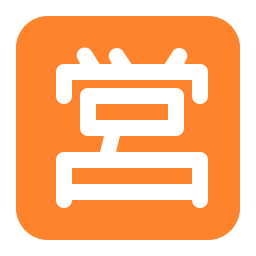 Japanese Open For Business Button Flat icon