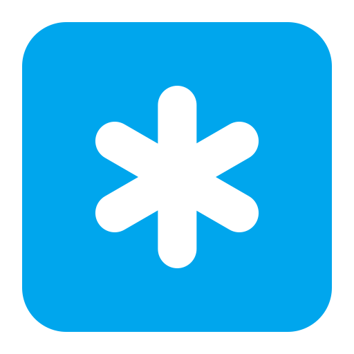 Keycap-Asterisk-Flat icon