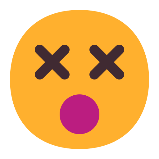 Knocked-Out-Face-Flat icon
