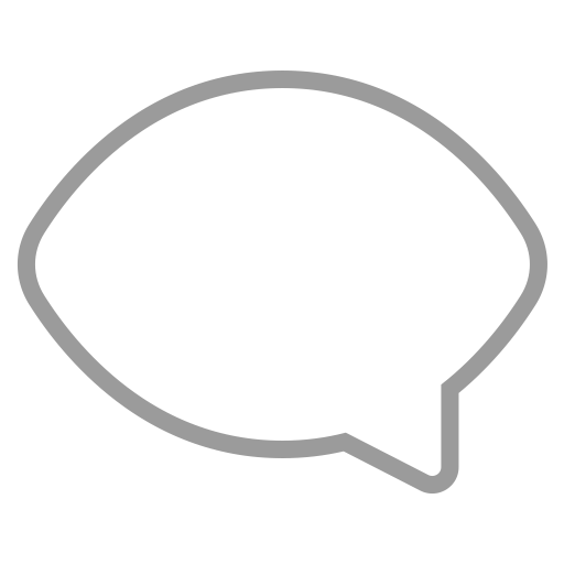 Left-Speech-Bubble-Flat icon