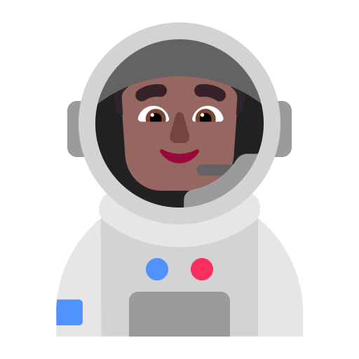 Man-Astronaut-Flat-Medium-Dark icon