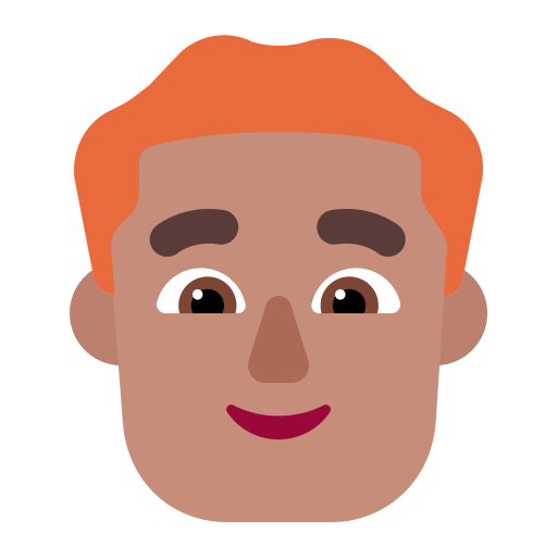 Man-Red-Hair-Flat-Medium icon