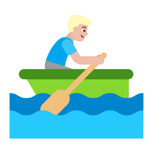 Man-Rowing-Boat-Flat-Medium-Light icon