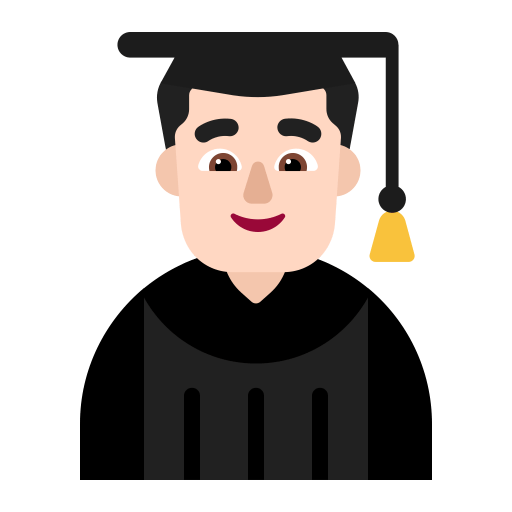 Man-Student-Flat-Light icon